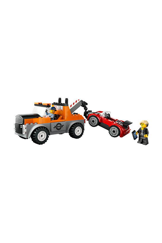 LEGO City Çekici Kamyon ve Spor Araba Tamiri Oyun Seti 60435 LEGO City Çekici Kamyon ve Spor Araba Tamiri Oyun Seti 60435