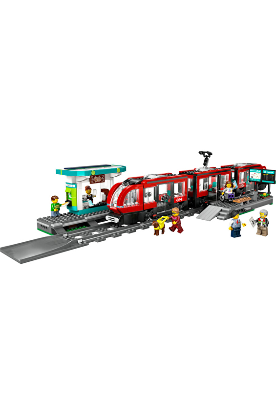 LEGO® City Şehir Merkezi Tramvay İstasyonu Oyuncak Seti 60423