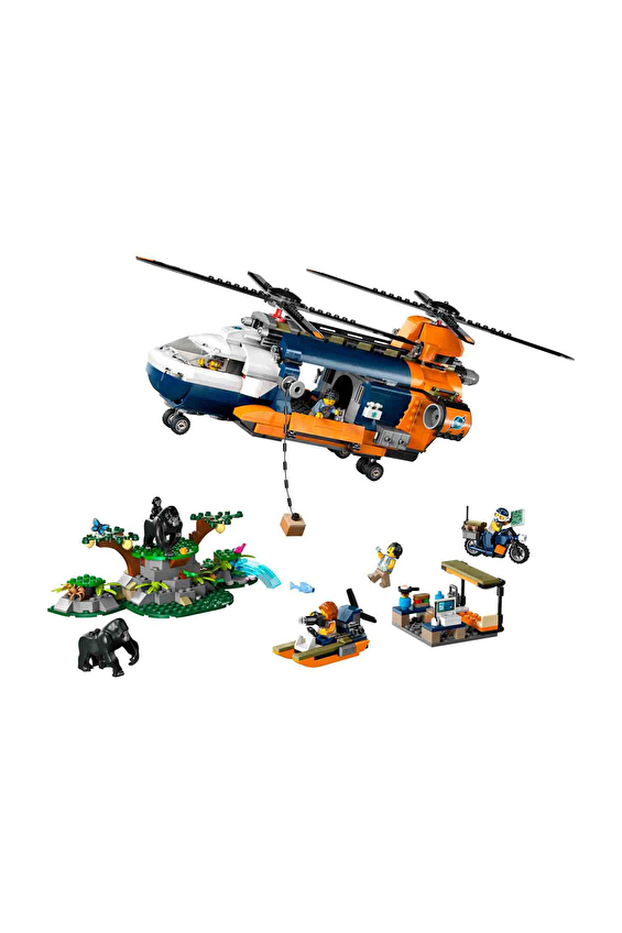 LEGO City Orman Kaşifinin Helikopteri Kamp Yerinde 60437 LEGO City Orman Kaşifinin Helikopteri Kamp Yerinde 60437