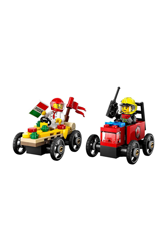 LEGO City Pizza Arabası İtfaiye Kamyonuna Karşı Yarış Arabası Paketi 60458 LEGO City Pizza Arabası İtfaiye Kamyonuna Karşı Yarış Arabası Paketi 60458