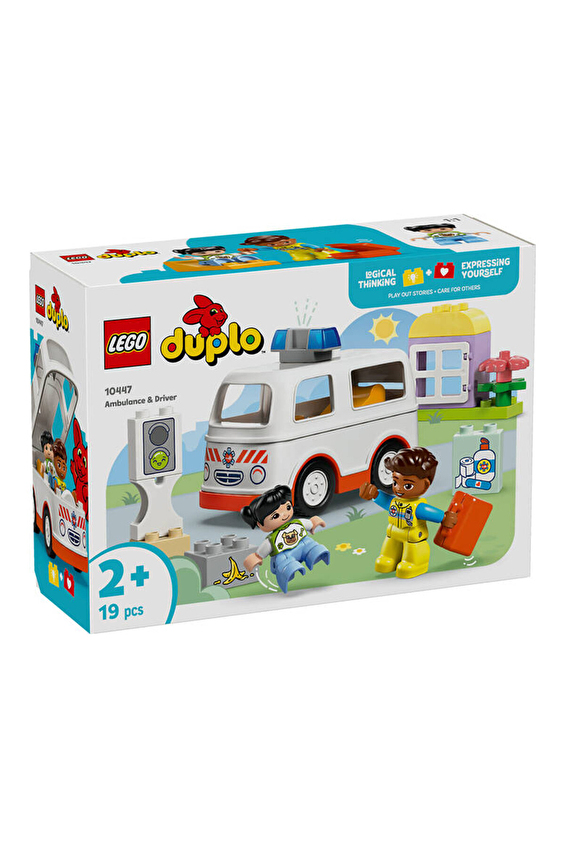 LEGO Duplo Ambulans ve Sürücü 10447 LEGO Duplo Ambulans ve Sürücü 10447