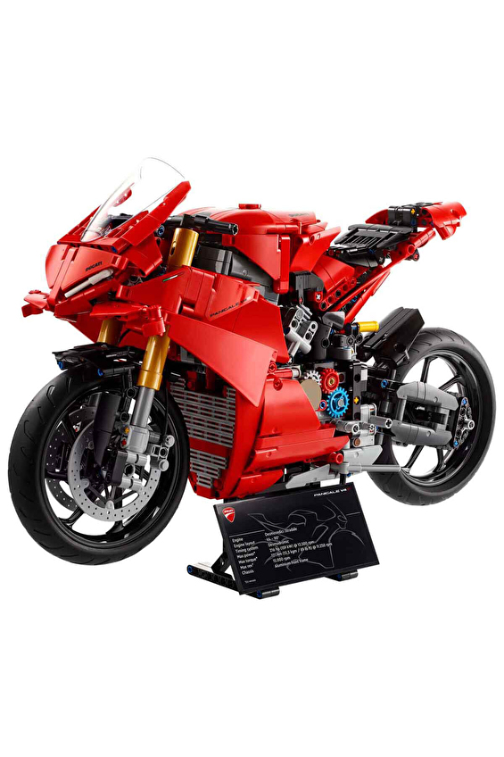 LEGO Technic Ducati Panigale V4 S Motosiklet Modeli Yapım Seti 42202 LEGO Technic Ducati Panigale V4 S Motosiklet Modeli Yapım Seti 42202