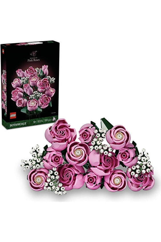 Lego Botanicals Pembe Gül Buketi 10374 Lego Botanicals Pembe Gül Buketi 10374