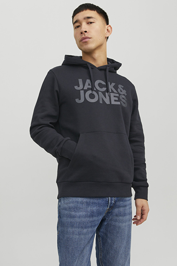 Jack&Jones Erkek Sweatshirt 12152840 Siyah Jack&Jones Erkek Sweatshirt 12152840 Siyah