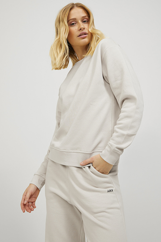 JJXX Kadın Sweatshirt 12223962 Taş JJXX Kadın Sweatshirt 12223962 Taş