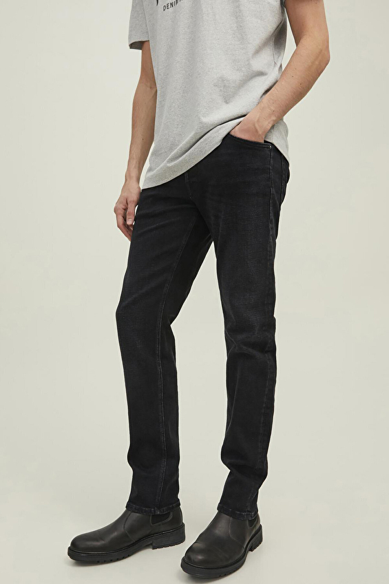Jack&Jones Mike Erkek Kot Pantolon 12217106 BLACK DENIM Jack&Jones Mike Erkek Kot Pantolon 12217106 BLACK DENIM