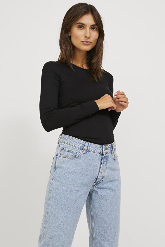 JJXX Kadın Bluz 12224828 Siyah JJXX Kadın Bluz 12224828 Siyah