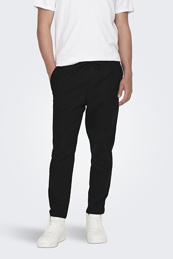 Only&Sons Regular Fit Straight Fit Daralan Paça Normal Bel Erkek Pantolon 22024966 Siyah Only&Sons Regular Fit Straight Fit Daralan Paça Normal Bel Erkek Pantolon 22024966 Siyah