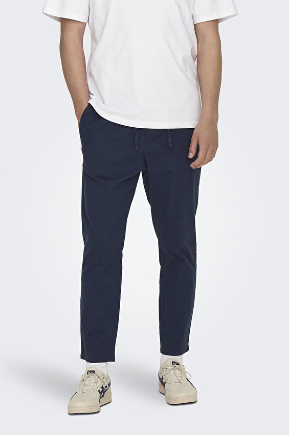 Only&Sons Regular Fit Straight Fit Daralan Paça Normal Bel Erkek Pantolon 22024966 Koyu lacivert Only&Sons Regular Fit Straight Fit Daralan Paça Normal Bel Erkek Pantolon 22024966 Koyu lacivert