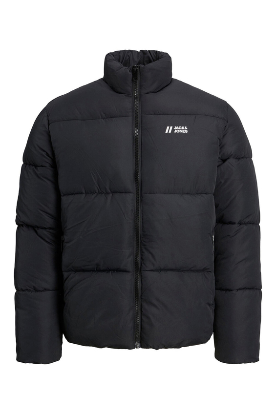 Jack&Jones Dik Yaka Erkek Max Mont 12238745 BLACK Siyah