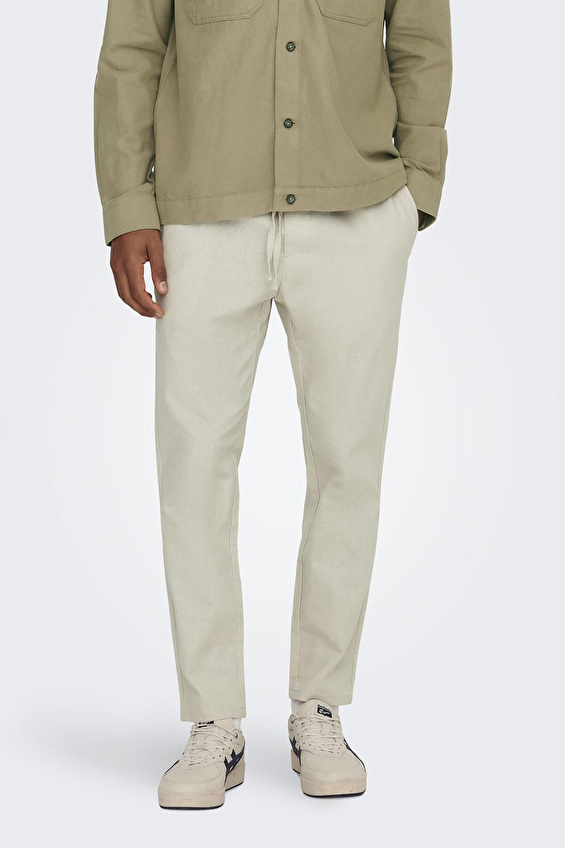 Only&Sons Regular Fit Straight Fit Daralan Paça Normal Bel Erkek Pantolon 22024966 Sütlü kahve Only&Sons Regular Fit Straight Fit Daralan Paça Normal Bel Erkek Pantolon 22024966 Sütlü kahve