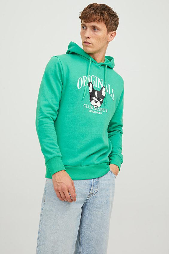 Jack&Jones Erkek Sweatshirt 12244219 Yeşil Jack&Jones Erkek Sweatshirt 12244219 Yeşil