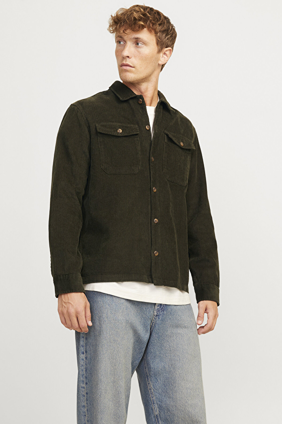 Jack&Jones Erkek Gömlek 12246303 ROSIN Koyu yeşil Jack&Jones Erkek Gömlek 12246303 ROSIN Koyu yeşil