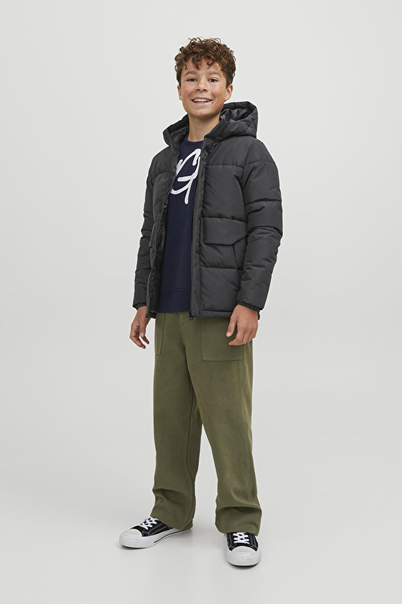 Jack&Jones Junior Erkek Çocuk Ceket 12246122 Siyah Jack&Jones Junior Erkek Çocuk Ceket 12246122 Siyah