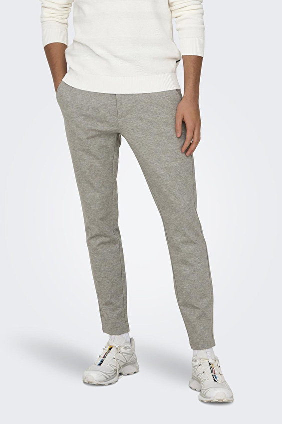 Only&Sons Slim Fit Daralan Paça Normal Bel Erkek Pantolon 22028113 Sütlü kahve Only&Sons Slim Fit Daralan Paça Normal Bel Erkek Pantolon 22028113 Sütlü kahve