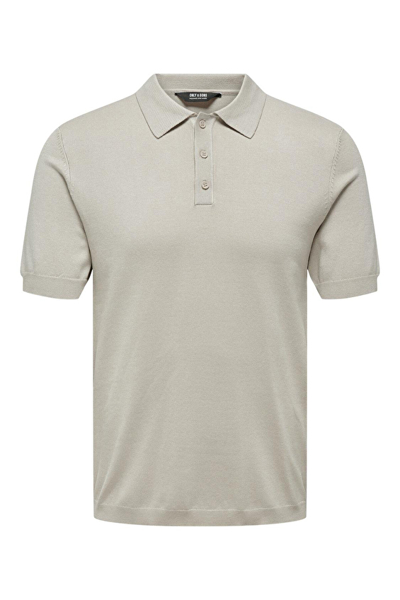 Only&Sons Polo Yaka Regular Fit Straight Fit Kısa Kol Erkek Kazak 22022219 Ekru Only&Sons Polo Yaka Regular Fit Straight Fit Kısa Kol Erkek Kazak 22022219 Ekru