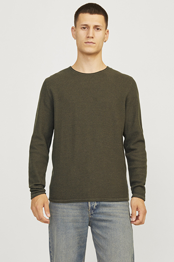 Jack&Jones Erkek Kazak 12258407 OLIVE NIGHT Haki Jack&Jones Erkek Kazak 12258407 OLIVE NIGHT Haki