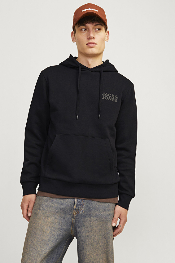 Jack&Jones Erkek Sweatshirt 12152840 BLACK3 Siyah Jack&Jones Erkek Sweatshirt 12152840 BLACK3 Siyah