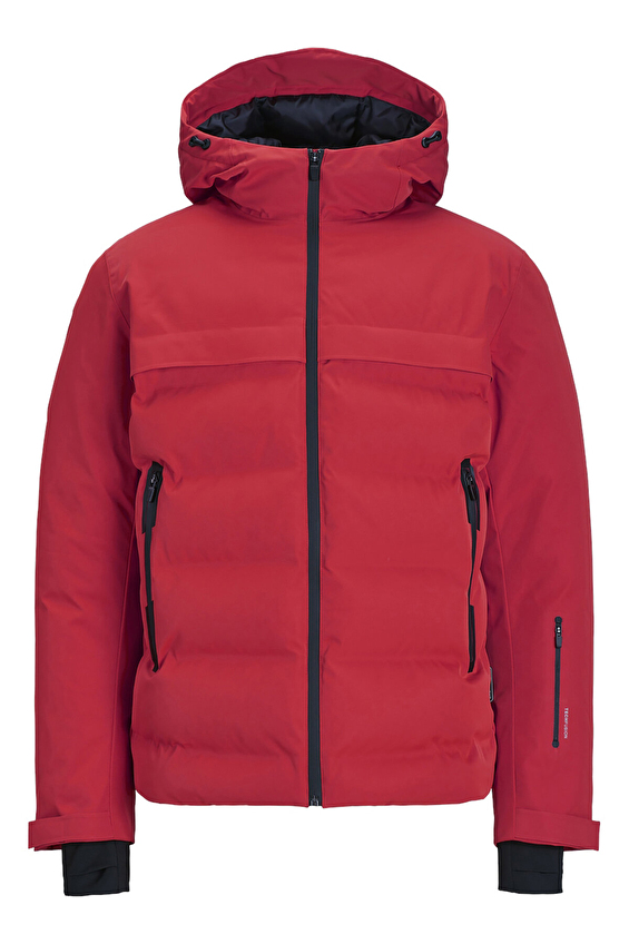 Jack&Jones Erkek Tarwin Mont 12225287 TRUE RED Kırmızı