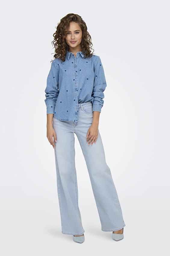 Only Kadın Kot Pantolon 15338289 Mavi Only Kadın Kot Pantolon 15338289 Mavi