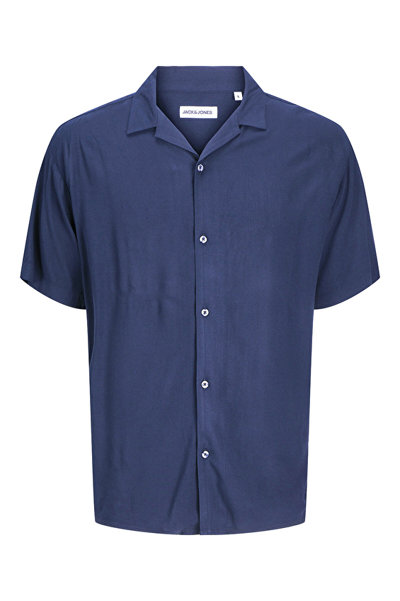 Jack&Jones Erkek Gömlek 12268443 NAVY BLAZER Lacivert