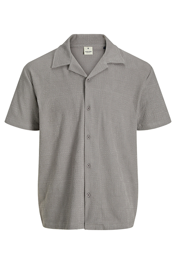 Jack&Jones Erkek Gömlek 12276320 STEEPLE GRAY Gri