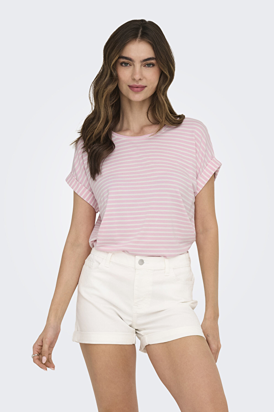 Only Kadın Tişört 15206243 Pembe Only Kadın Tişört 15206243 Pembe