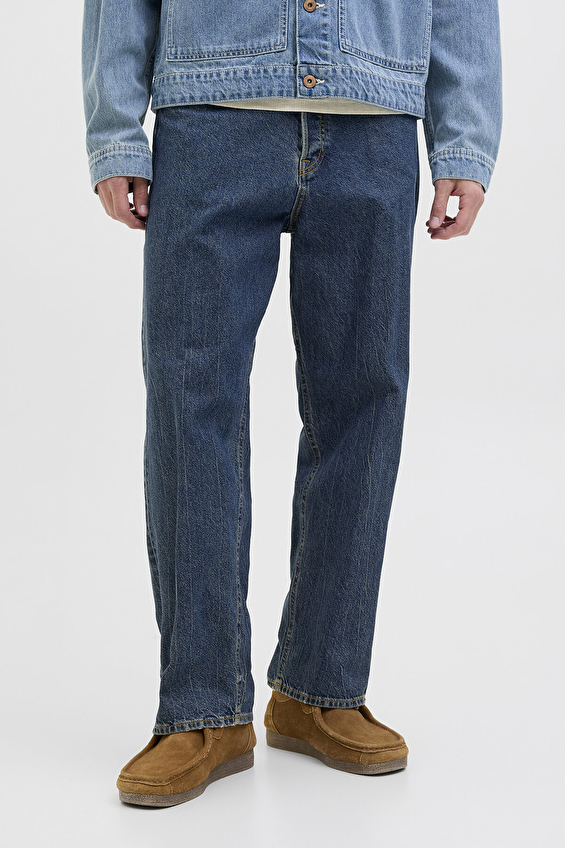 Jack&Jones Eddie Erkek Kot Pantolon 12278087 BLUE DENIM Jack&Jones Eddie Erkek Kot Pantolon 12278087 BLUE DENIM