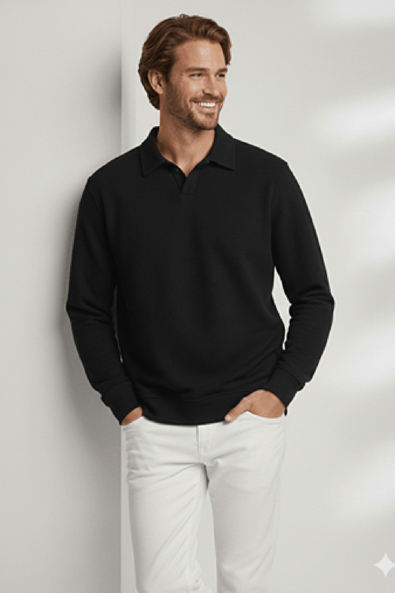 Jack&Jones Erkek Sweatshirt 12285716 BLACK Siyah Jack&Jones Erkek Sweatshirt 12285716 BLACK Siyah