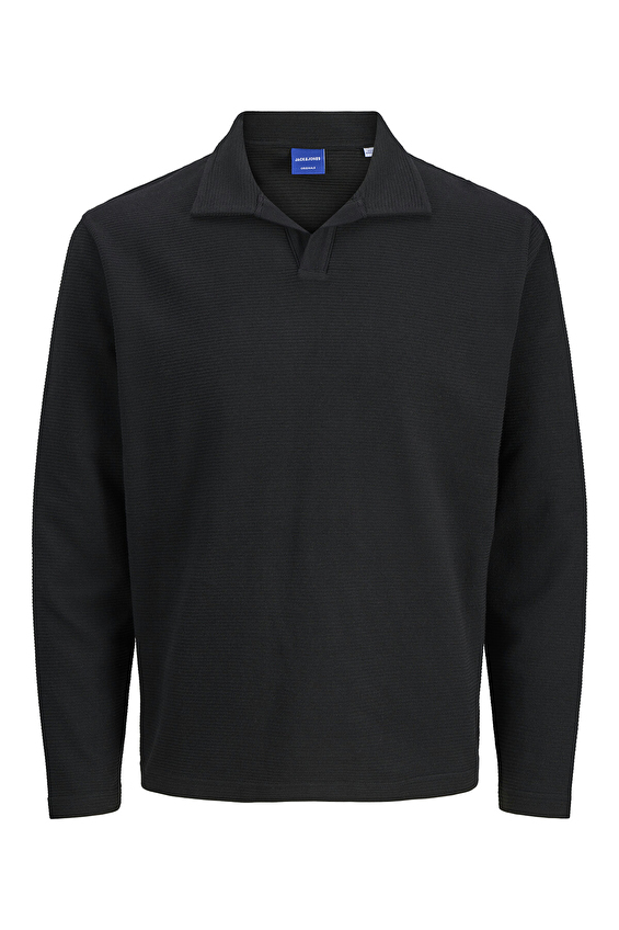 Jack&Jones Erkek Sweatshirt 12285716 BLACK Siyah