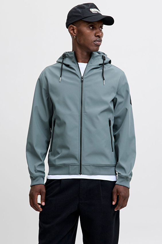 Jack&Jones Erkek Basic Softshell Mont 12236300 STORMY WEATHER Gri Jack&Jones Erkek Basic Softshell Mont 12236300 STORMY WEATHER Gri