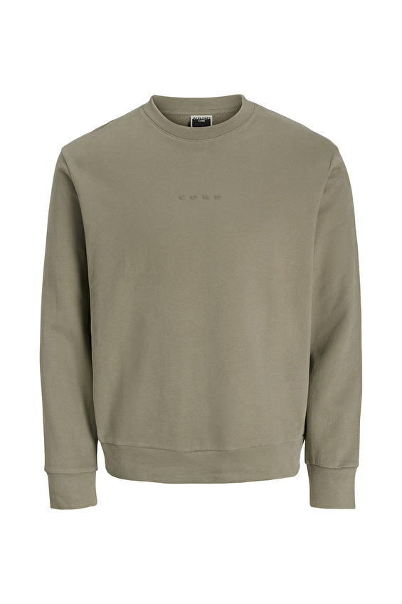 Jack&Jones Erkek Sweatshirt 12282821 VETIVER Yeşil