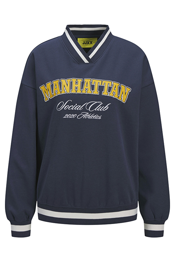 JJXX Kadın Sweatshirt 12282541 Lacivert JJXX Kadın Sweatshirt 12282541 Lacivert