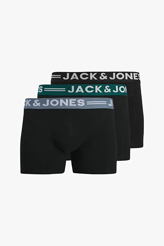 Jack&Jones Erkek 3'lü Boxer 12081832 SYH Siyah/siyah Jack&Jones Erkek 3'lü Boxer 12081832 SYH Siyah/siyah