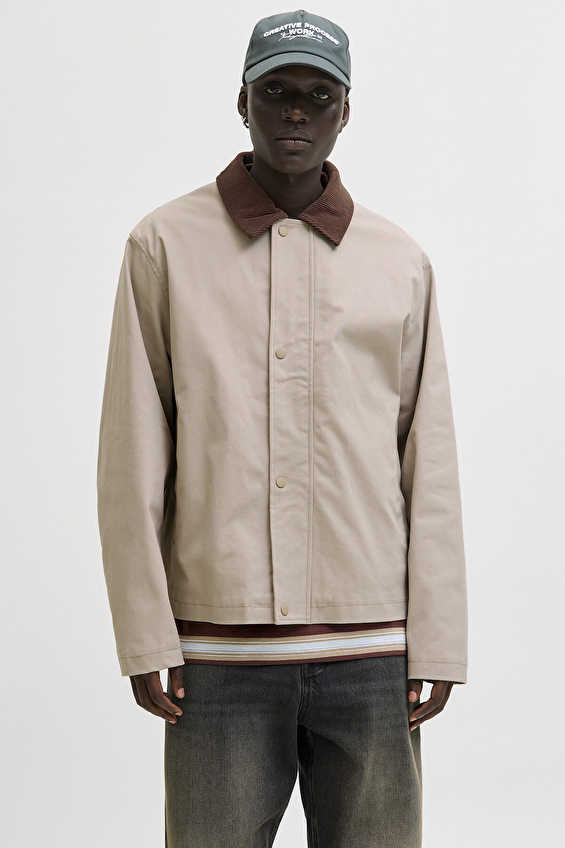 Jack&Jones Uzun Kol Erkek Ceket 12288889 STRING Bej Jack&Jones Uzun Kol Erkek Ceket 12288889 STRING Bej