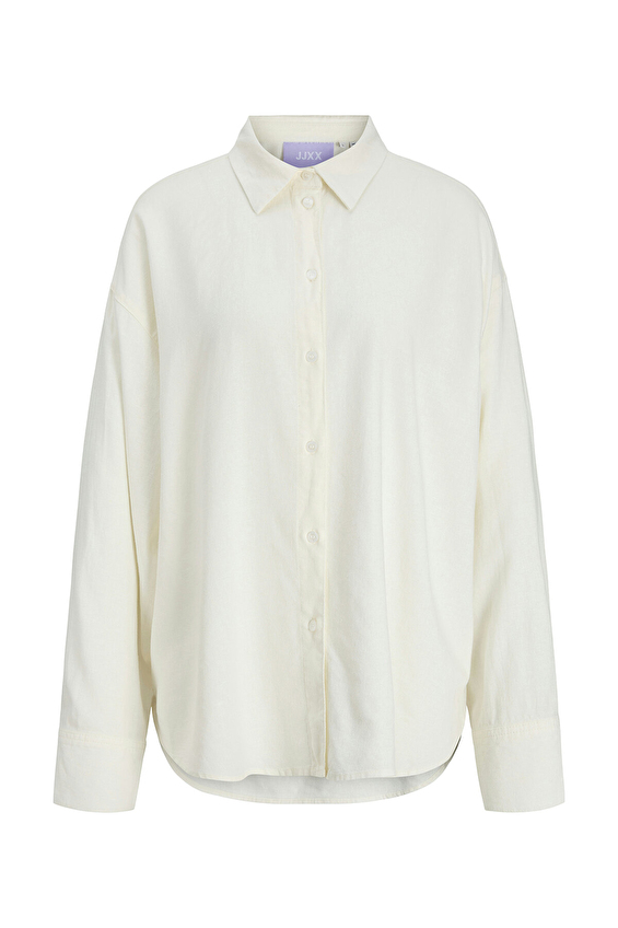 JJXX Kadın Gömlek 12287703 Ekru JJXX Kadın Gömlek 12287703 Ekru