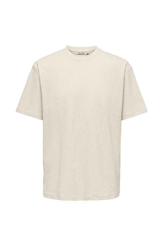 Only&Sons Erkek Tişört 22034232 Ekru Only&Sons Erkek Tişört 22034232 Ekru