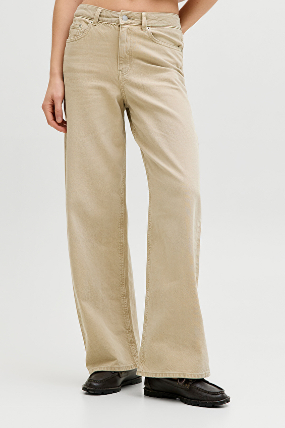JJXX Kadın Kot Pantolon 12279548 Bej JJXX Kadın Kot Pantolon 12279548 Bej