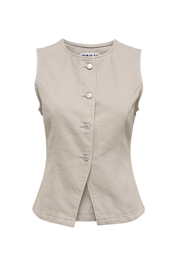 Only Kadın Yelek 15364370 Krem Only Kadın Yelek 15364370 Krem