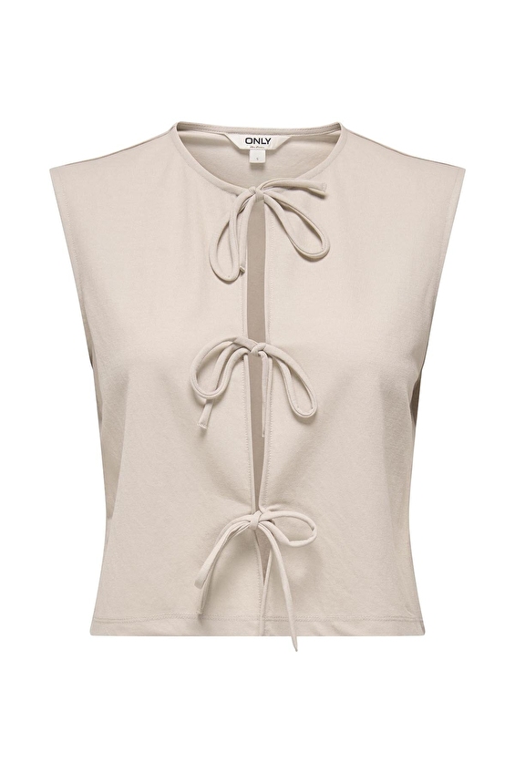 Only Kadın Tişört 15366877 Krem Only Kadın Tişört 15366877 Krem