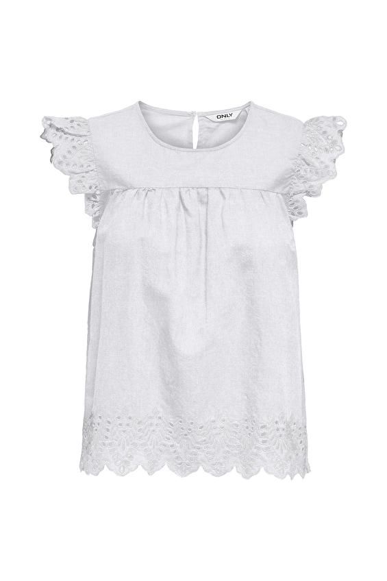 Only Kadın Tişört 15367431 Beyaz Only Kadın Tişört 15367431 Beyaz