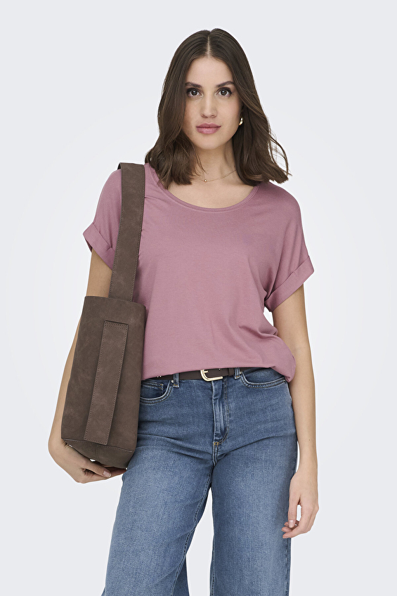 Only Kadın Tişört 15106662 Pembe Only Kadın Tişört 15106662 Pembe