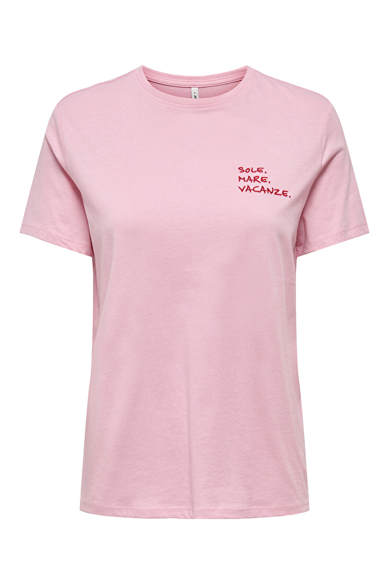 Only Kadın Tişört 15368637 Pembe Only Kadın Tişört 15368637 Pembe