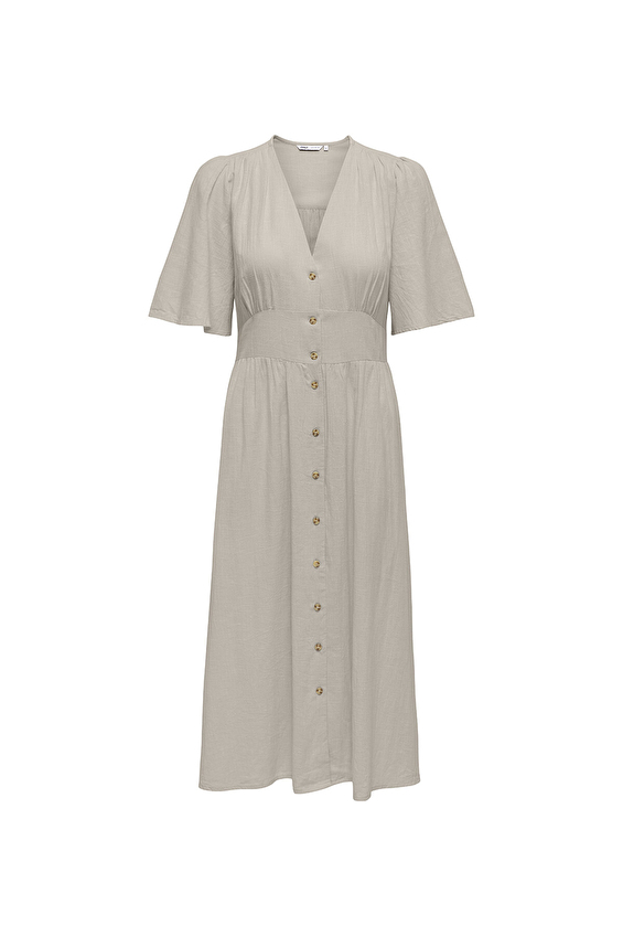 Only Kadın Elbise 15373535 Ekru Only Kadın Elbise 15373535 Ekru