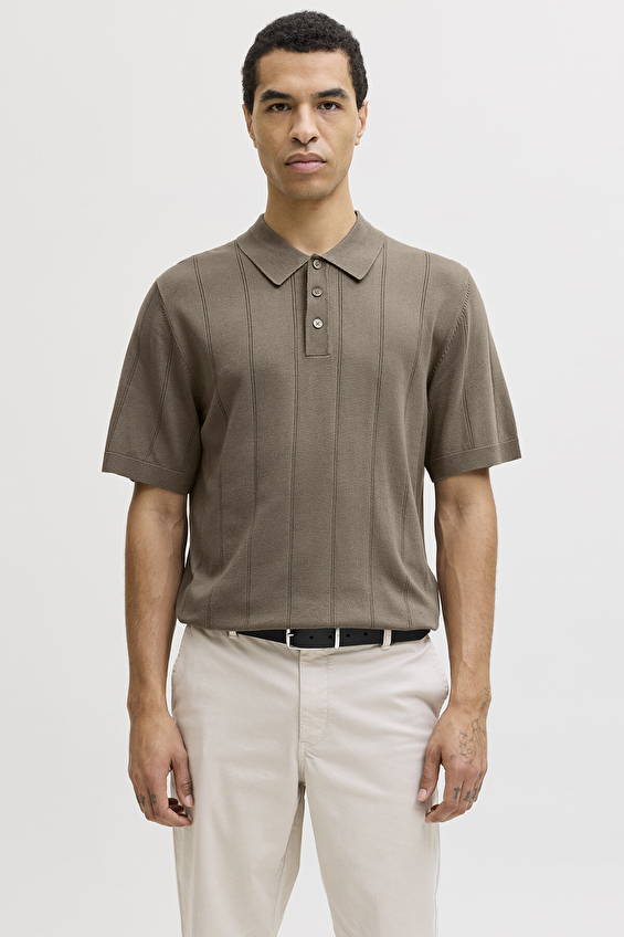 Jack&Jones Polo Yaka Regular Fit Kısa Kol Erkek Tişört 12291042 MOREL Kahverengi Jack&Jones Polo Yaka Regular Fit Kısa Kol Erkek Tişört 12291042 MOREL Kahverengi