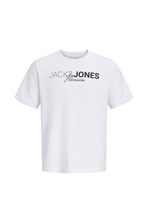 Jack&Jones Regular Fit Bisiklet Yaka Kısa Kol Erkek Tişört 12298018 WHITE Beyaz Jack&Jones Regular Fit Bisiklet Yaka Kısa Kol Erkek Tişört 12298018 WHITE Beyaz