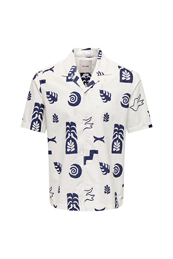 Only&Sons Erkek Gömlek 22037244 Krem Only&Sons Erkek Gömlek 22037244 Krem