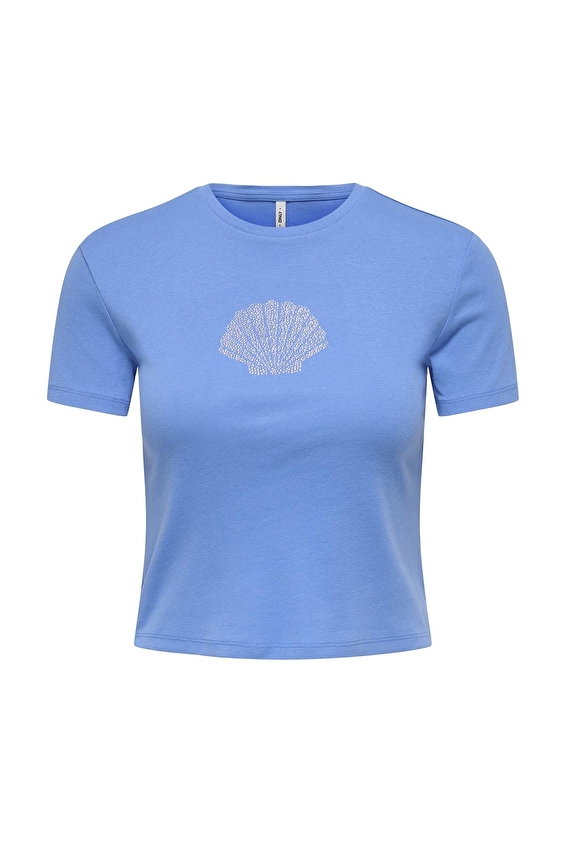 Only Kadın Tişört 15346419 Mavi Only Kadın Tişört 15346419 Mavi