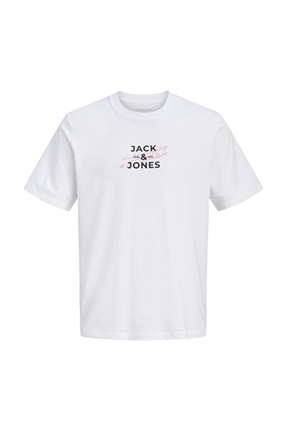 Jack&Jones Regular Fit Bisiklet Yaka Kısa Kol Erkek Tişört 12298583 BRIGHT WHITE Beyaz Jack&Jones Regular Fit Bisiklet Yaka Kısa Kol Erkek Tişört 12298583 BRIGHT WHITE Beyaz