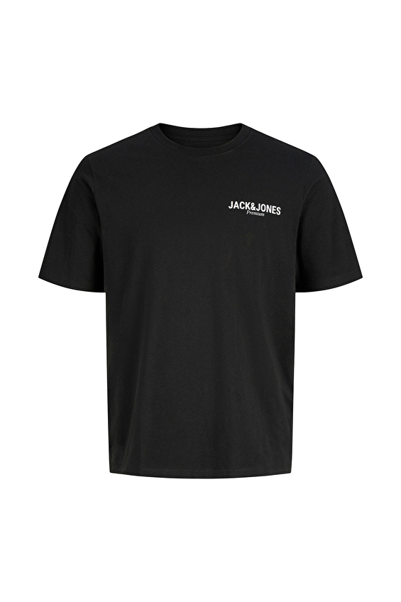 Jack&Jones Regular Fit Bisiklet Yaka Kısa Kol Erkek Tişört 12302469 BLACK Siyah Jack&Jones Regular Fit Bisiklet Yaka Kısa Kol Erkek Tişört 12302469 BLACK Siyah